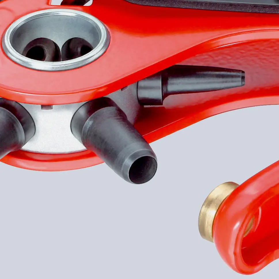 KNIPEX Revolving Punch Pliers 2-5mm Capacity 220mm for Fabrics Leather Paper Soft Plastic 90 70 220 - Image 4