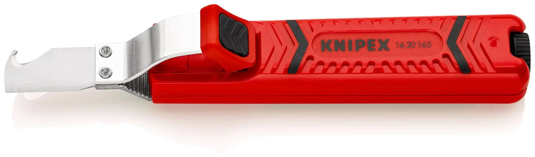 KNIPEX Round Cable Stripping Tool with Scalpel Blade 165mm for 8-28mm Diameter 16 20 165 SB