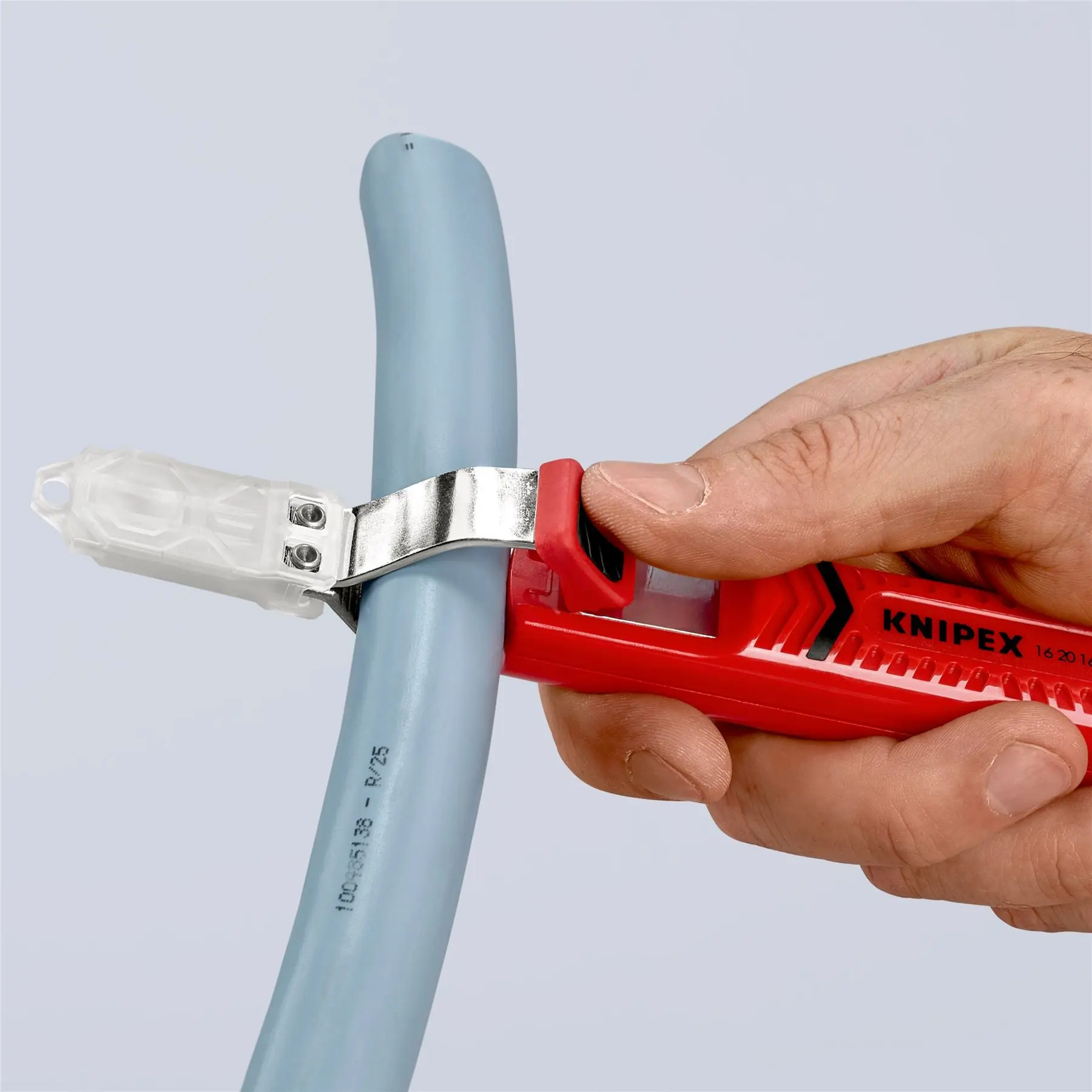KNIPEX Round Cable Stripping Tool with Scalpel Blade 165mm for 8-28mm Diameter 16 20 165 SB - Image 8