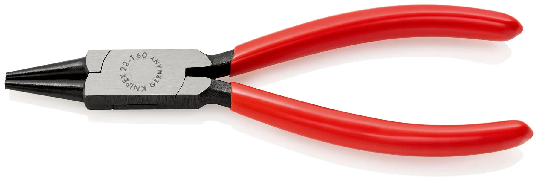 KNIPEX Round Nose Pliers 160mm Plastic Coated 22 01 160 SB