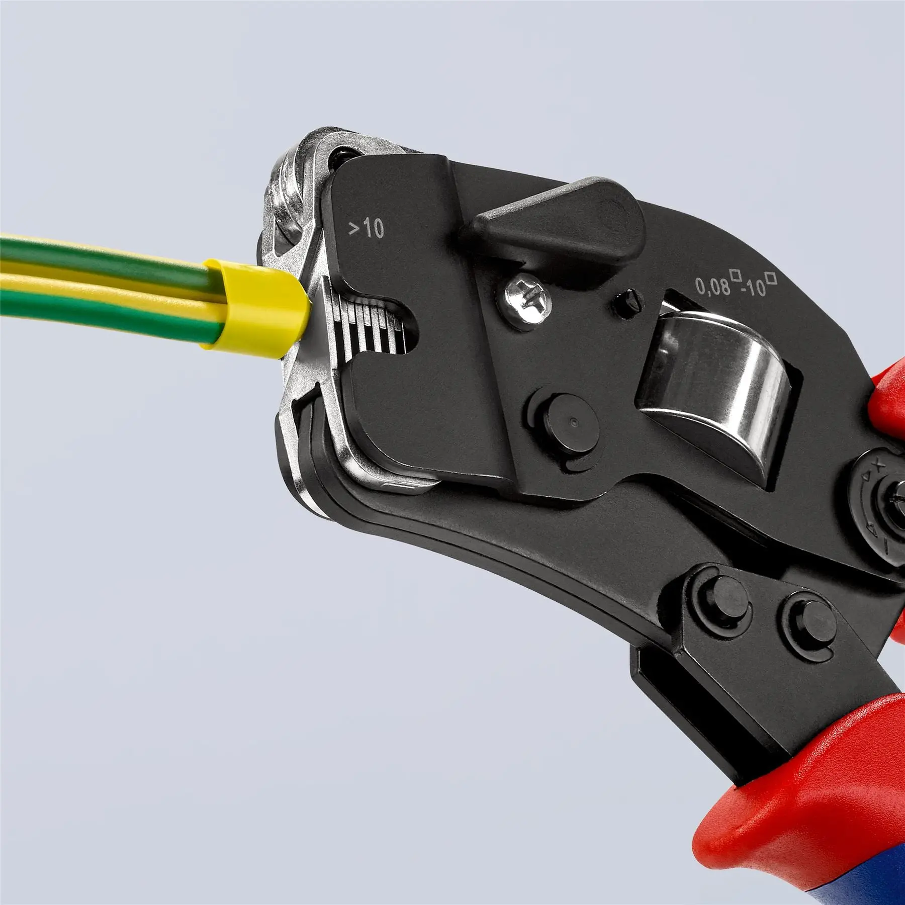 KNIPEX Self Adjusting Crimping Pliers for Wire Ferrules with Front Loading 0.08-10/16mm² 190mm Multi Component Grips 97 53 09 SB - Image 17
