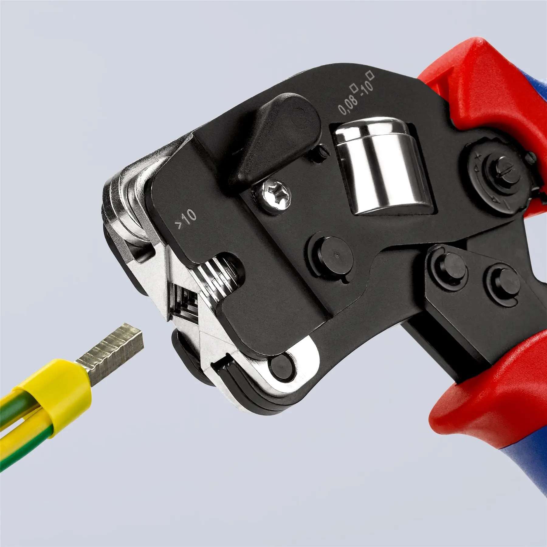 KNIPEX Self Adjusting Crimping Pliers for Wire Ferrules with Front Loading 0.08-10/16mm² 190mm Multi Component Grips 97 53 09 SB - Image 19