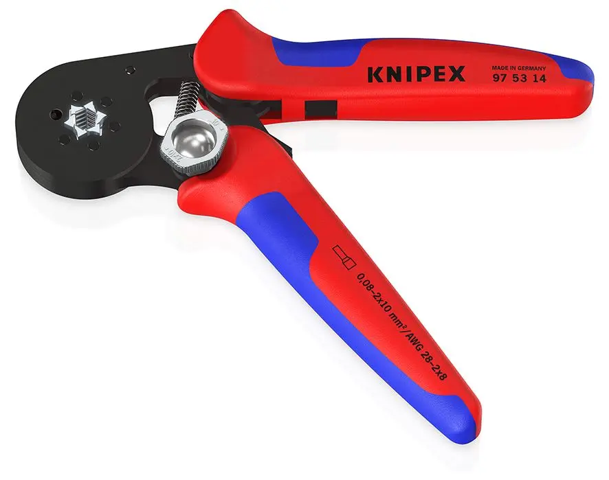 KNIPEX Self Adjusting Crimping Pliers for Wire Ferrules with Lateral Access up to 16mm² 180mm Multi Component Grips 97 53 14 SB - Image 5