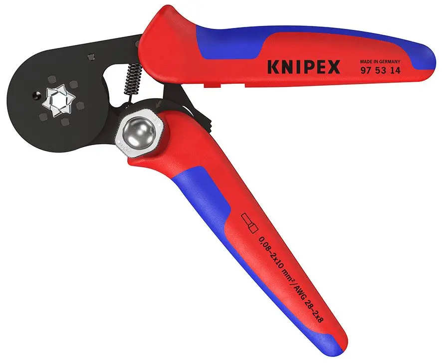 KNIPEX Self Adjusting Crimping Pliers for Wire Ferrules with Lateral Access up to 16mm² 180mm Multi Component Grips 97 53 14 SB - Image 6