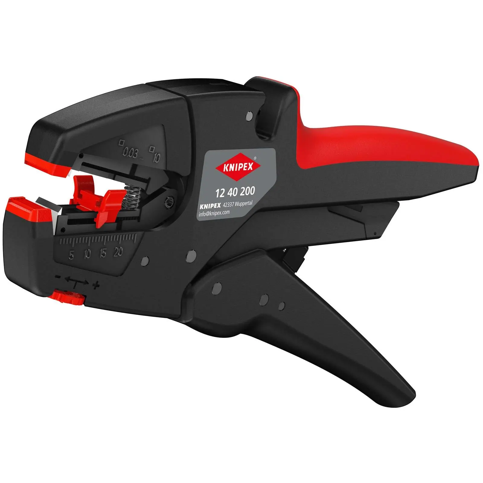 KNIPEX Self Adjusting Insulation Stripper 200mm Stripping Pliers 12 40 200 - Image 2