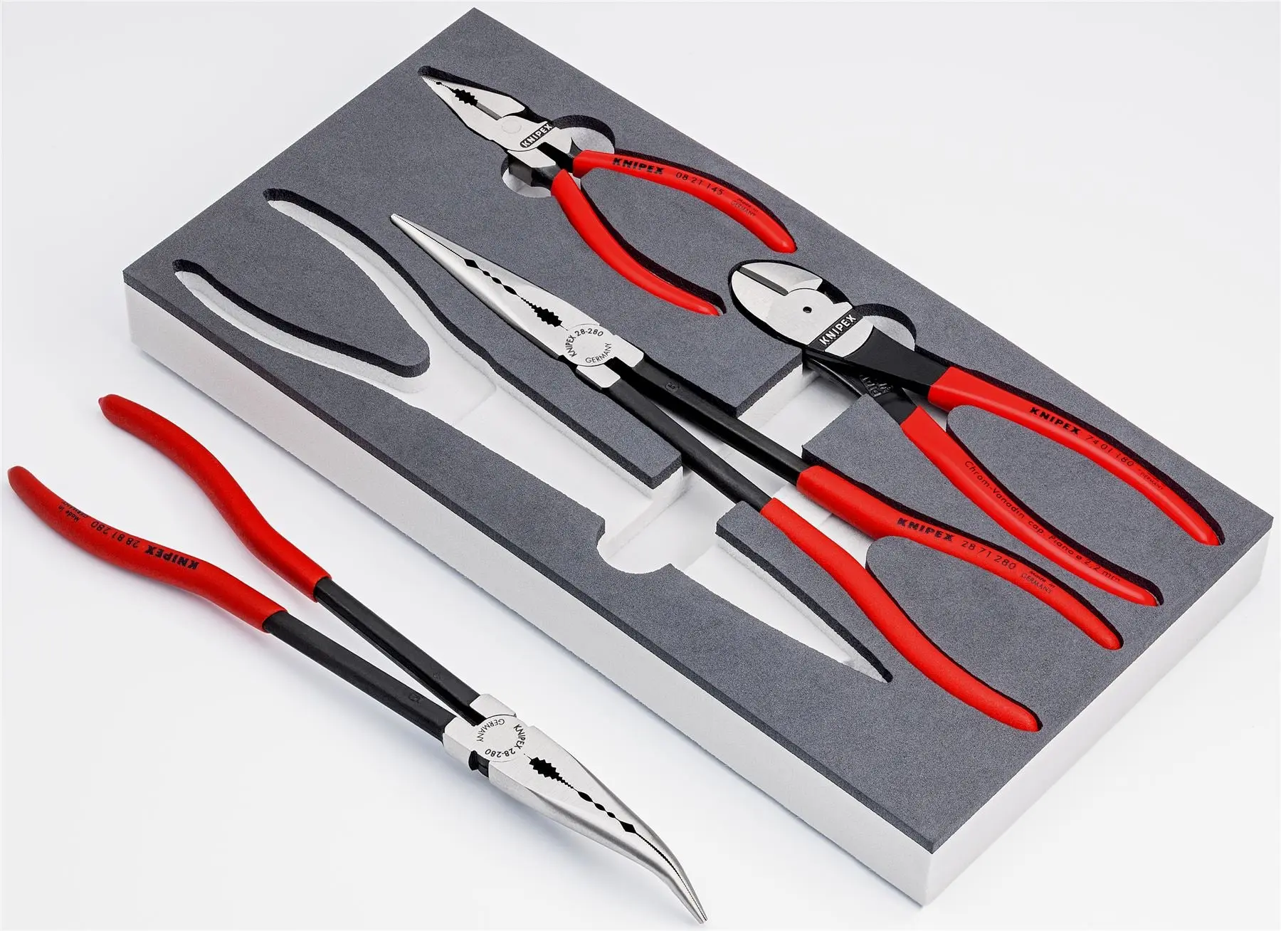 Knipex Set of Pliers In Foam Tray 4 Piece 00 20 01 V16 - Image 3
