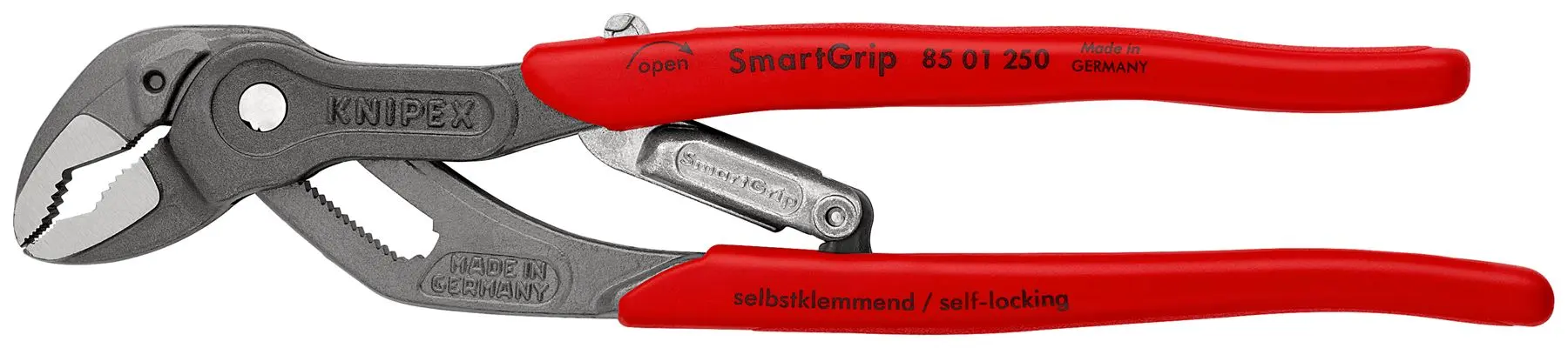 Knipex SmartGrip Water Pump Pliers with Automatic Adjustment 250mm 85 01 250 - Image 3