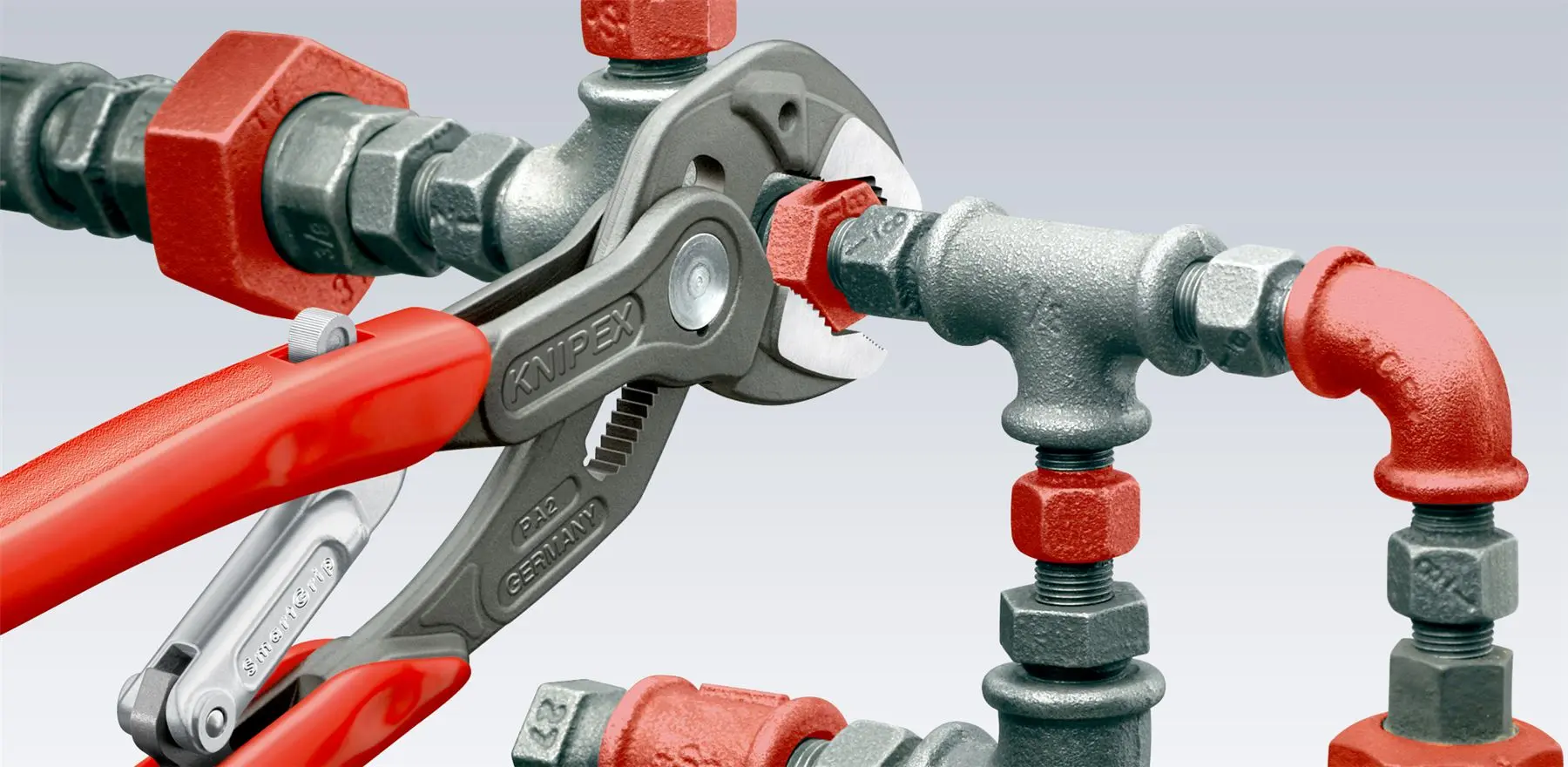 Knipex SmartGrip Water Pump Pliers with Automatic Adjustment 250mm 85 01 250 - Image 5