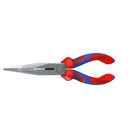 Knipex Snipe Nose Side Cutting Pliers 200mm Multi Component Grips Stork Beak 26 22 200 - Image 35