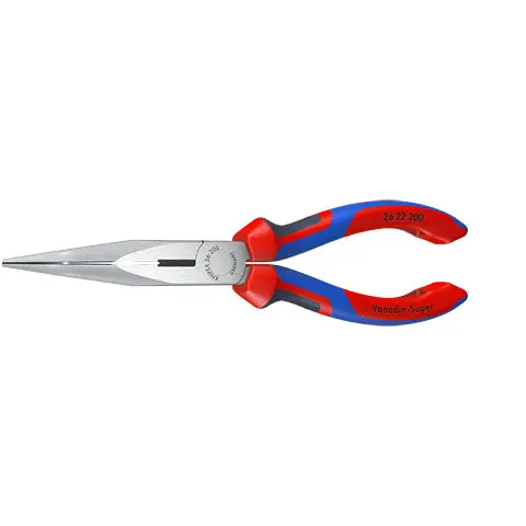 Knipex Snipe Nose Side Cutting Pliers 200mm Multi Component Grips Stork Beak 26 22 200 - Image 36