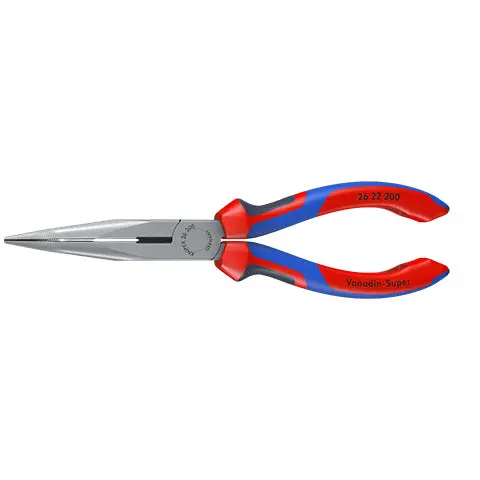Knipex Snipe Nose Side Cutting Pliers 200mm Multi Component Grips Stork Beak 26 22 200 - Image 37
