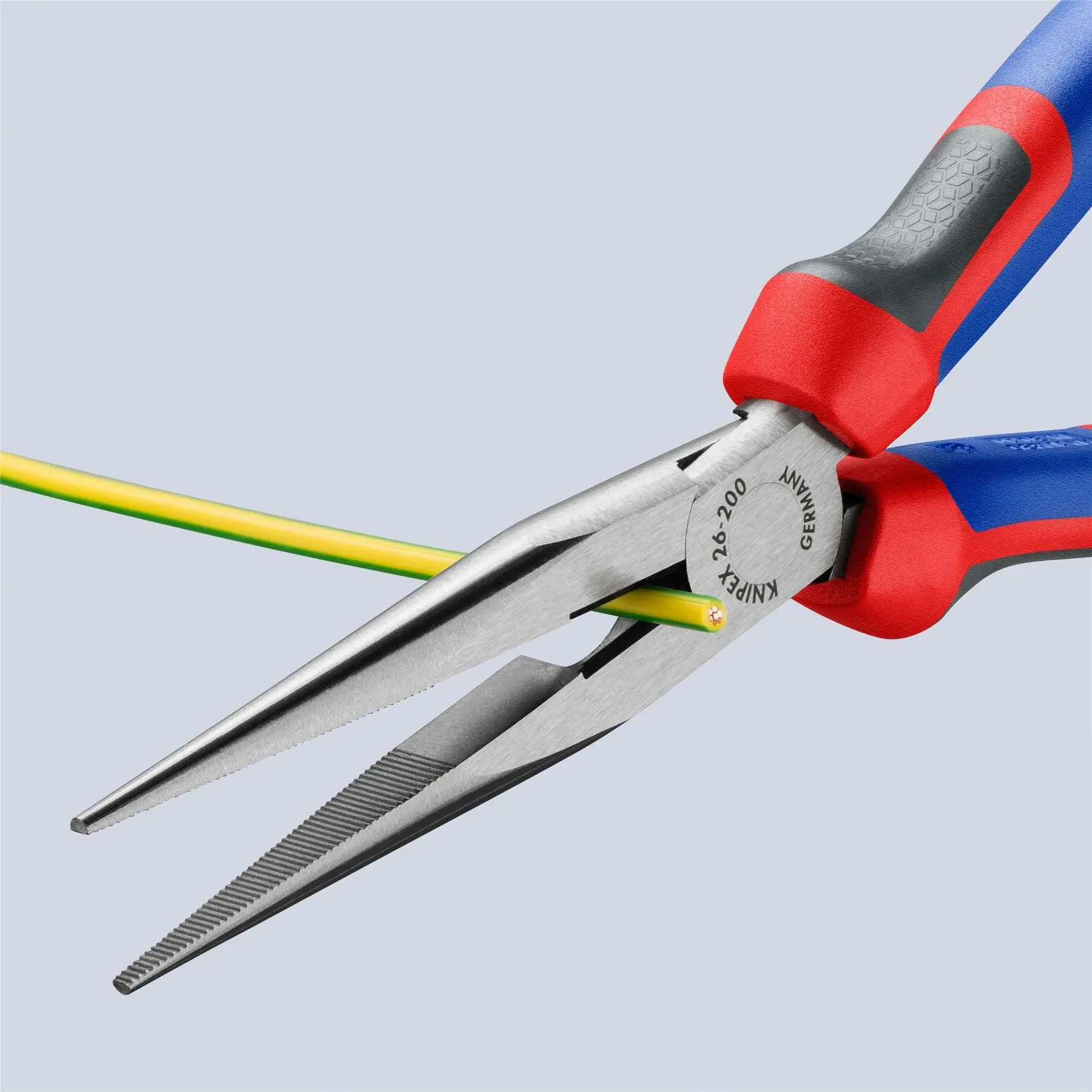 KNIPEX Snipe Nose Side Cutting Pliers 200mm with Comfort Handles Stork Beak 26 12 200 SB - Image 6