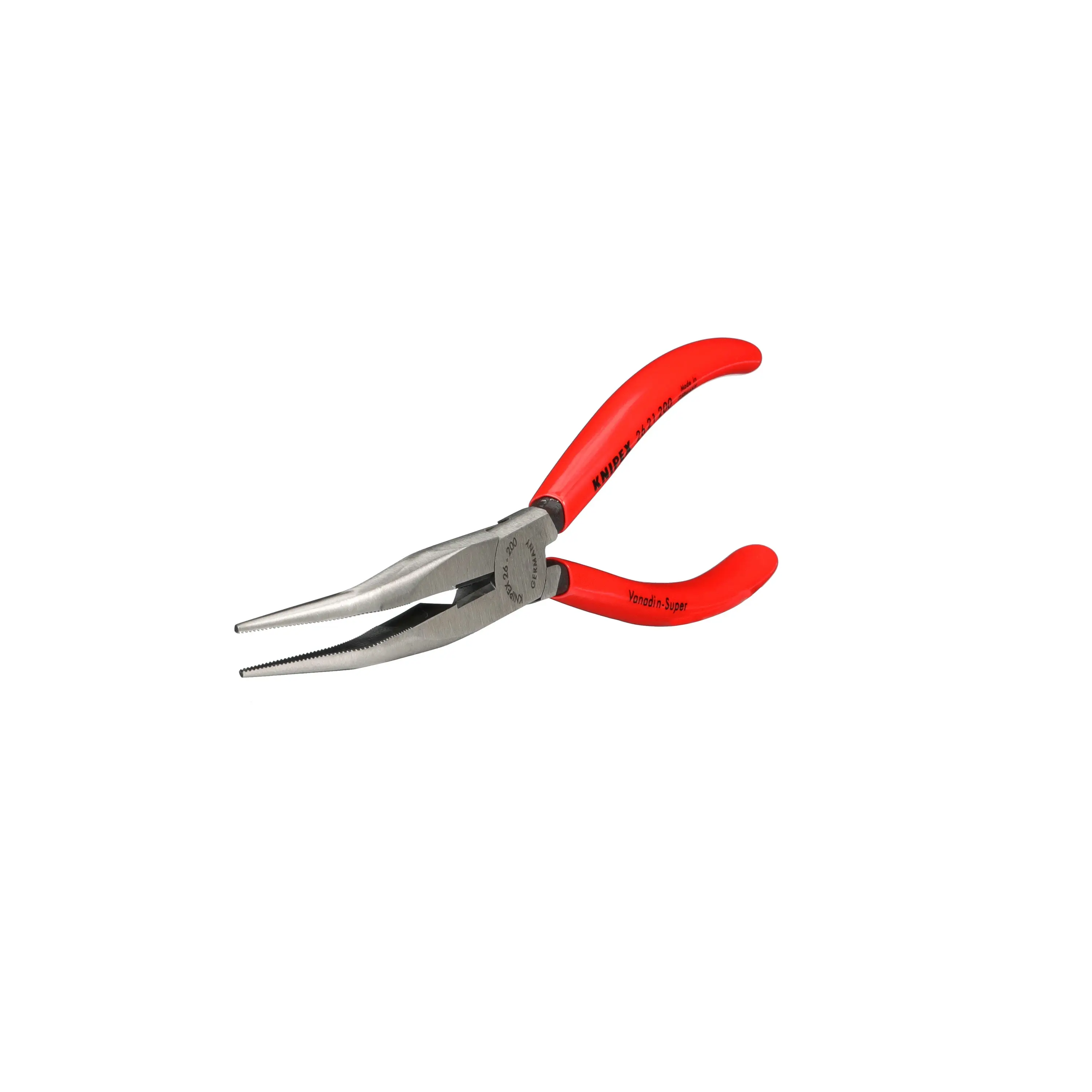 KNIPEX Snipe Nose Side Cutting Pliers 40° Bend 200mm Plastic Coated Handles 26 21 200 - Image 25
