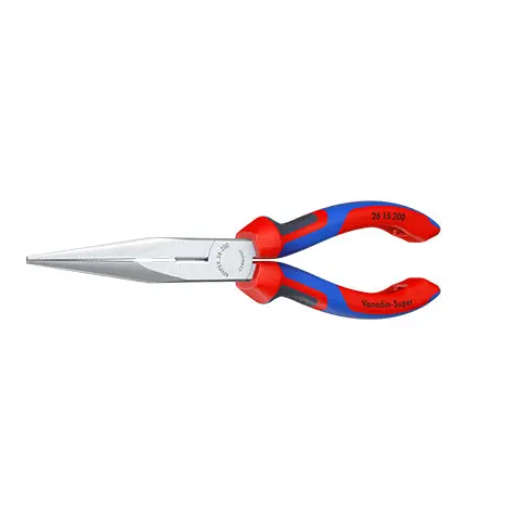 Knipex Snipe Nose Side Cutting Pliers Chrome 200mm Stork Beak Plier Multi Component Grips 26 15 200 - Image 33