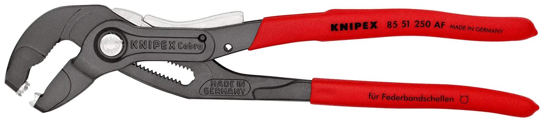 Knipex Spring Hose Clamp Pliers with Locking Device 250mm 85 51 250 AF - Image 2