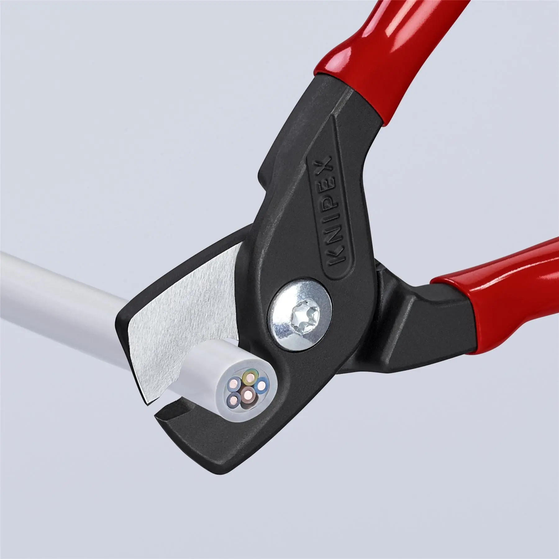 KNIPEX StepCut Cable Shears Cutting Pliers 15mm Capacity 160mm Plastic Coated Handles 95 11 160 SB - Image 3