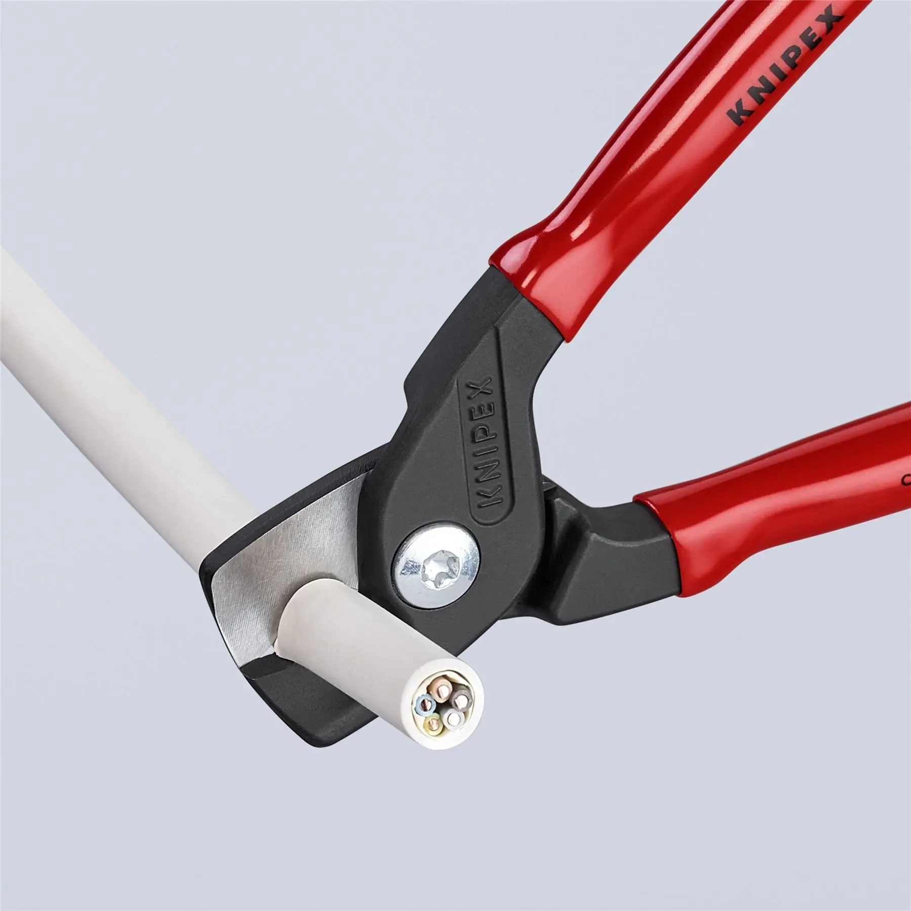 KNIPEX StepCut Cable Shears Cutting Pliers 15mm Capacity 160mm Plastic Coated Handles 95 11 160 SB - Image 4