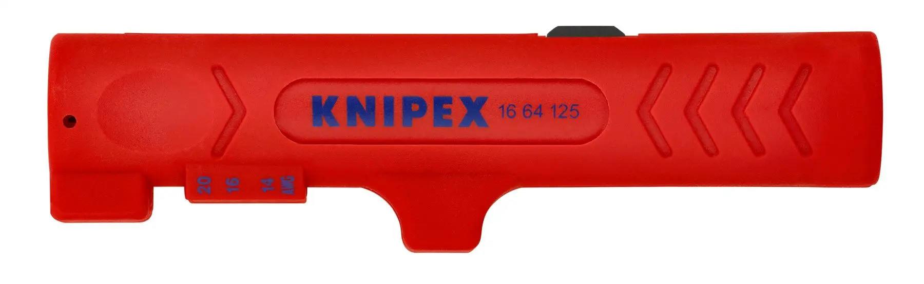 Knipex Stripping Tool for Flat and Round Cable 125mm Dismantling Tool for Data Cable 16 64 125 SB - Image 3