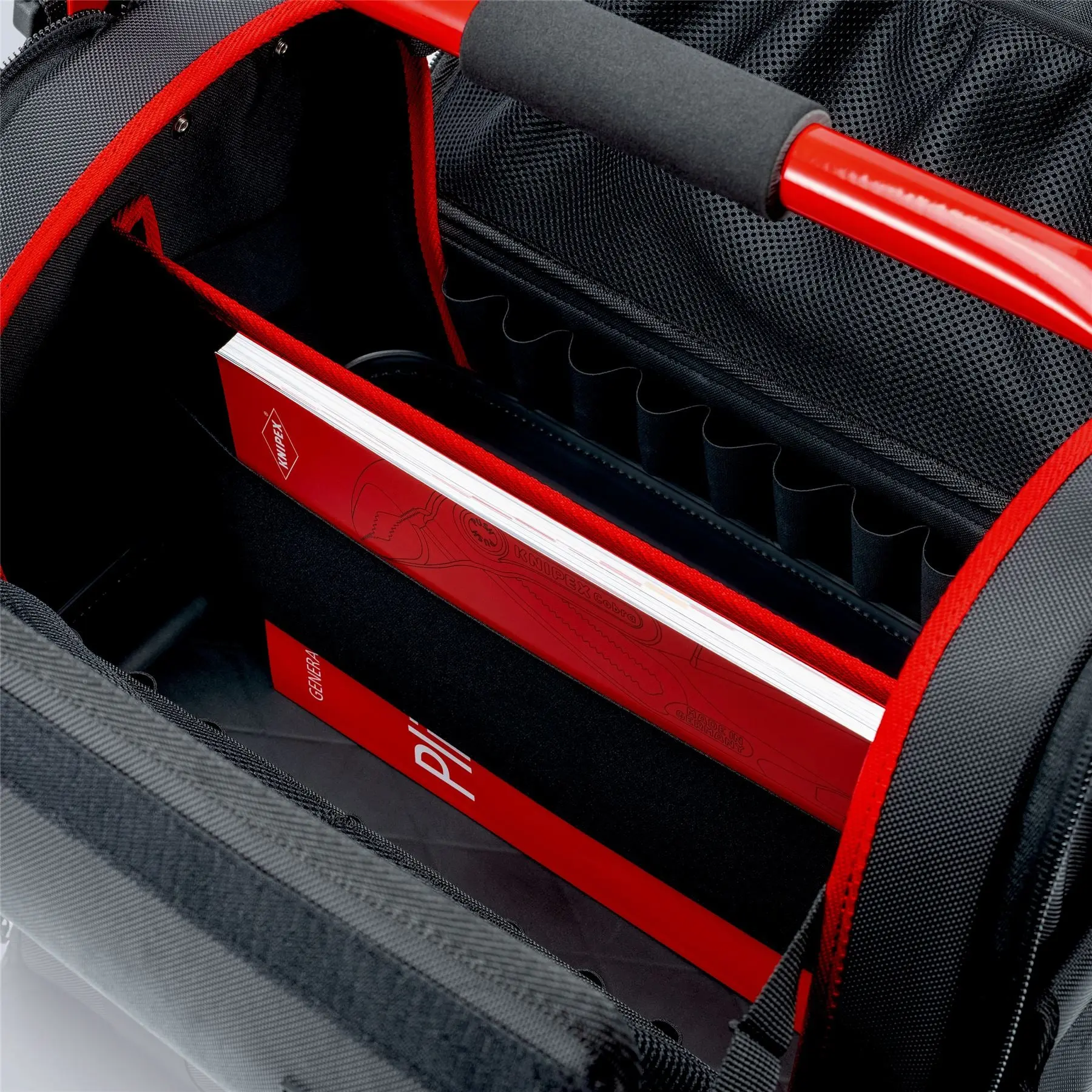 Knipex Tool Bag LightPack Empty Shoulder Strap Steel Handle with Softgrip 00 21 08 LE - Image 2