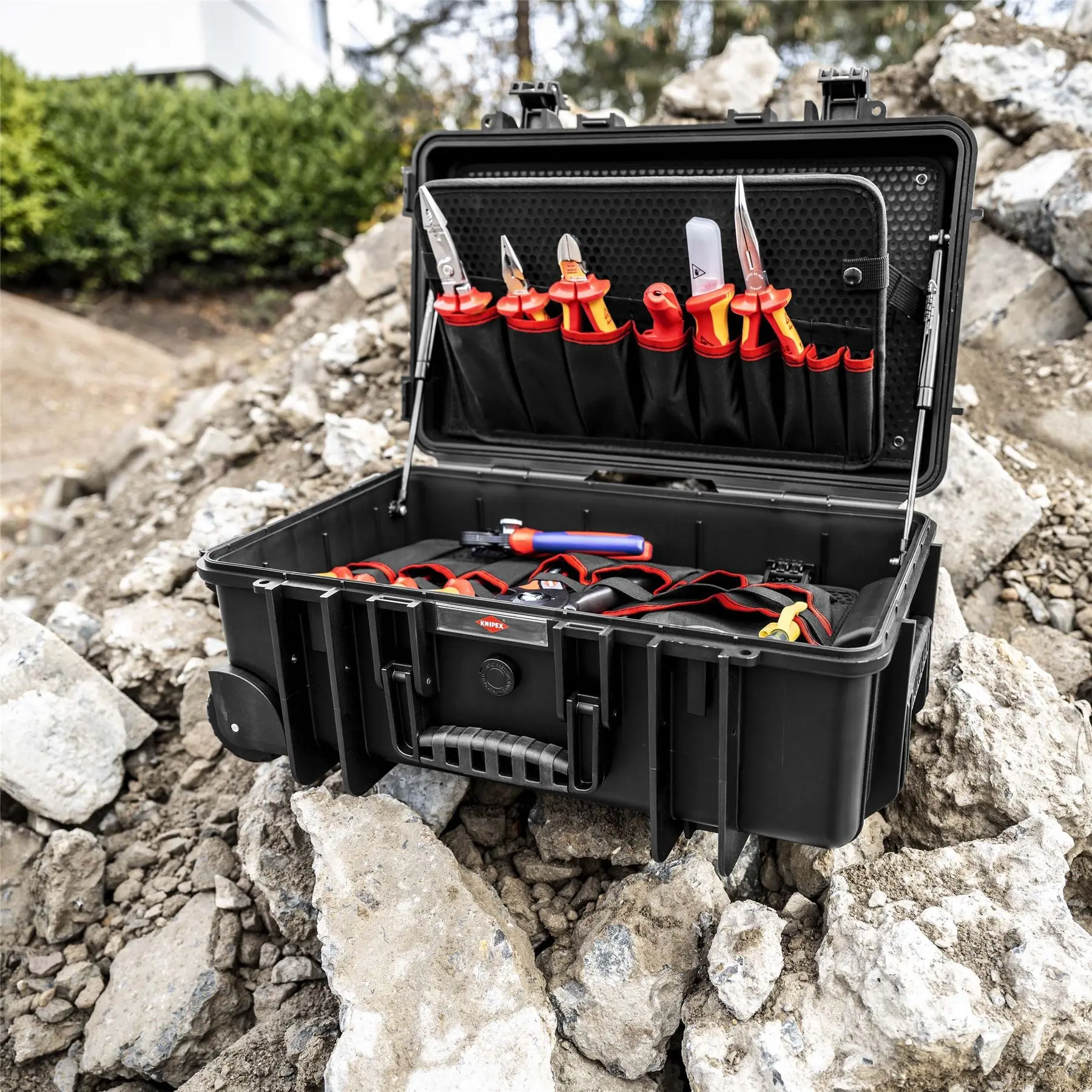 Knipex Tool Case Robust26 Electric Fit to Fly Storage Box 22 Piece Kit 00 21 33 E - Image 3