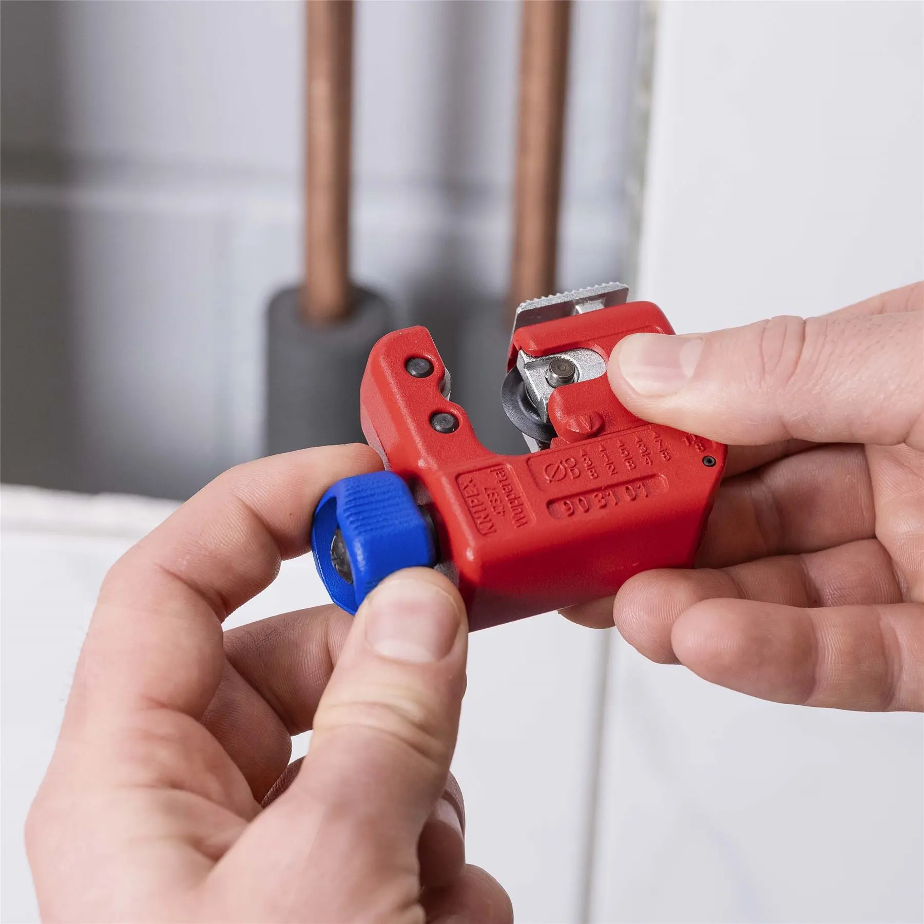 KNIPEX Tubix S Pipe Cutter 3-30mm Capacity QuickLock Mechanism 90 31 01 - Image 9