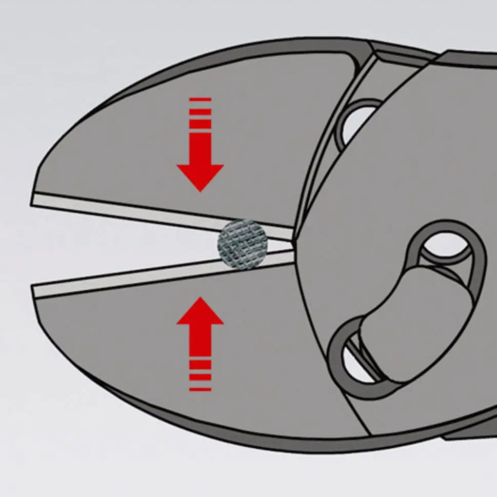 Knipex TwinForce High Performance Diagonal Cutters Cutting Pliers 180mm 73 71 180 - Image 3