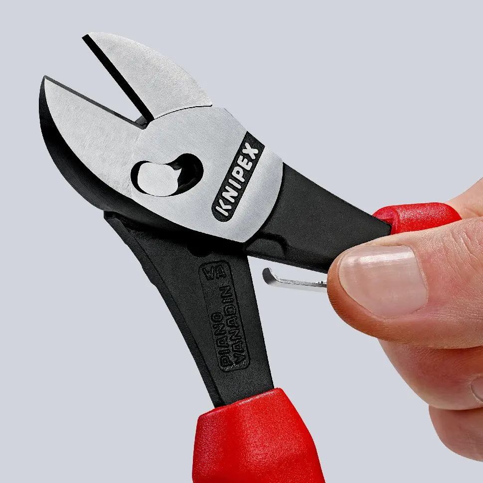 Knipex TwinForce High Performance Diagonal Cutters Cutting Pliers 180mm Multi Component Grips 73 72 180 - Image 6