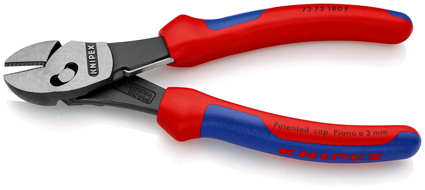 Knipex TwinForce High Performance Diagonal Cutters Cutting Pliers 180mm Opening Spring 73 72 180 F - Image 3