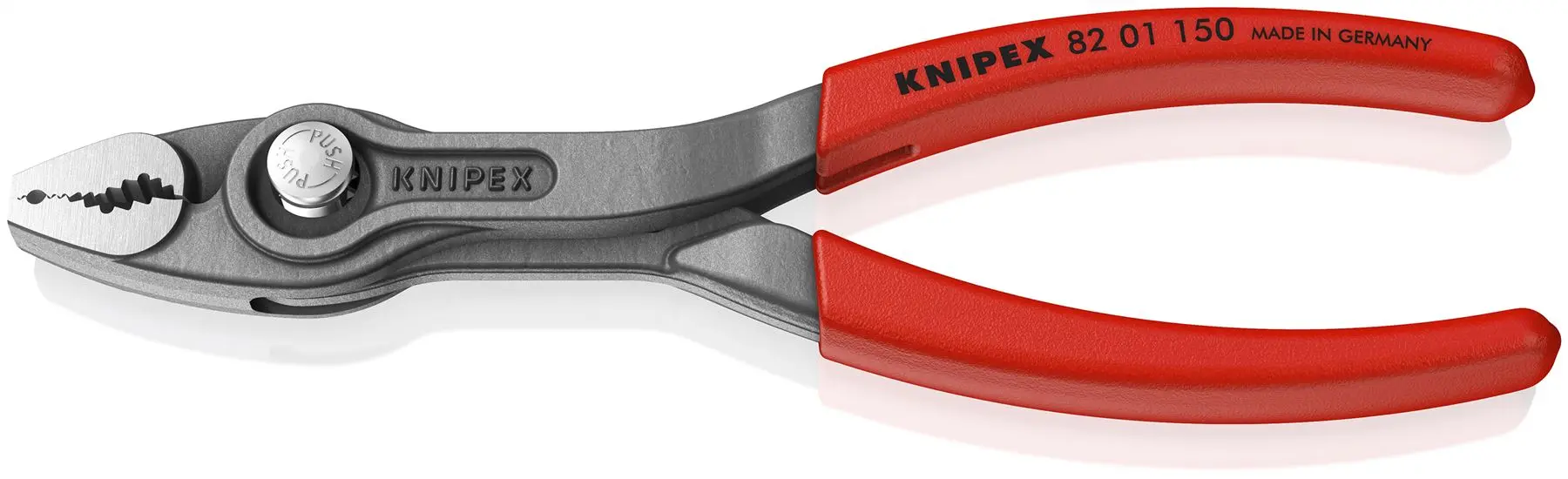 KNIPEX TwinGrip Slip Joint Water Pump Pliers 150mm Plastic Coated Handles 82 01 150 SB