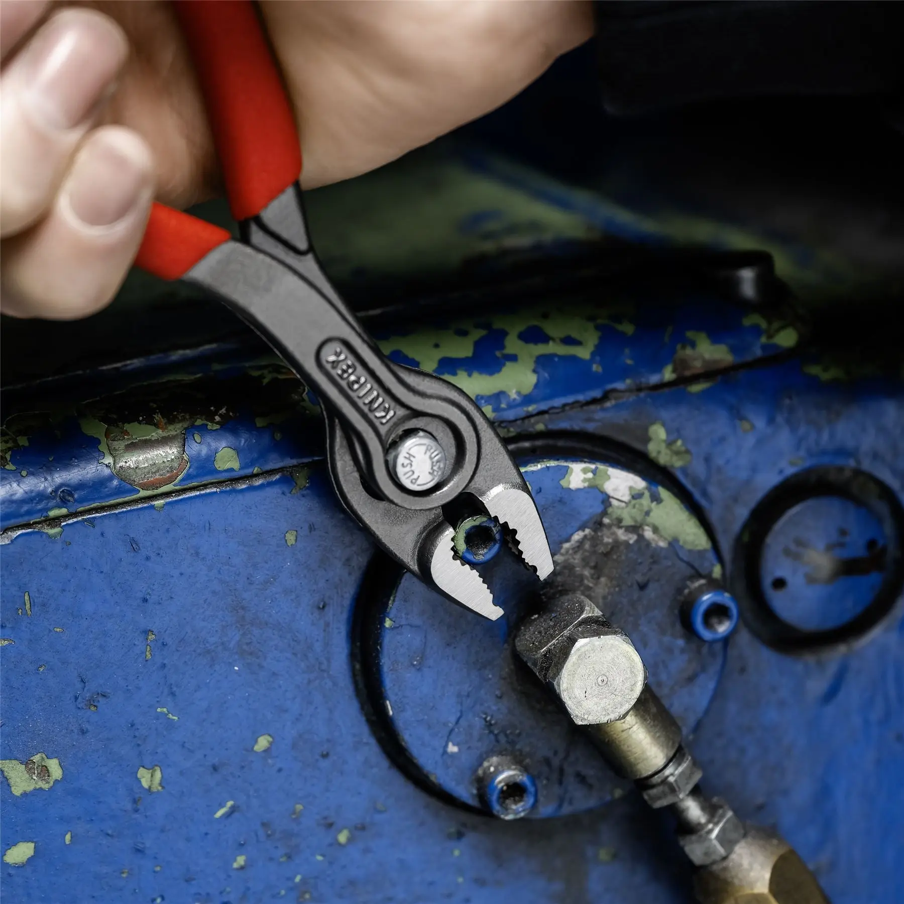 KNIPEX TwinGrip Slip Joint Water Pump Pliers 150mm Plastic Coated Handles 82 01 150 SB - Image 3