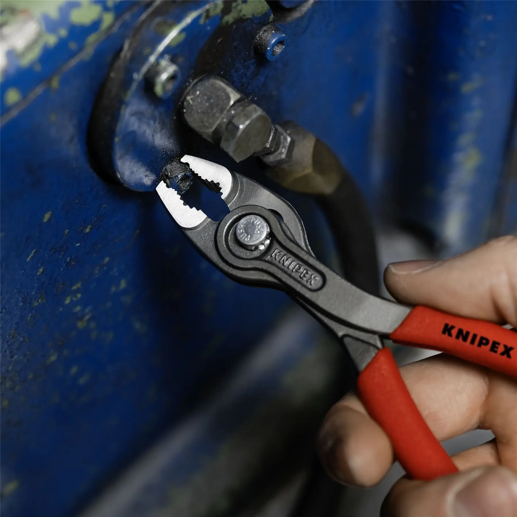 KNIPEX TwinGrip Slip Joint Water Pump Pliers 150mm Plastic Coated Handles 82 01 150 SB - Image 6