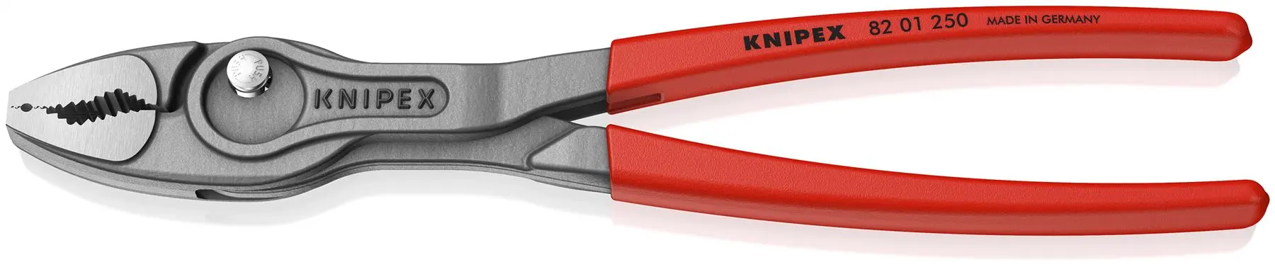 KNIPEX TwinGrip Slip Joint Water Pump Pliers 250mm Plastic Coated Handles 82 01 250 SB