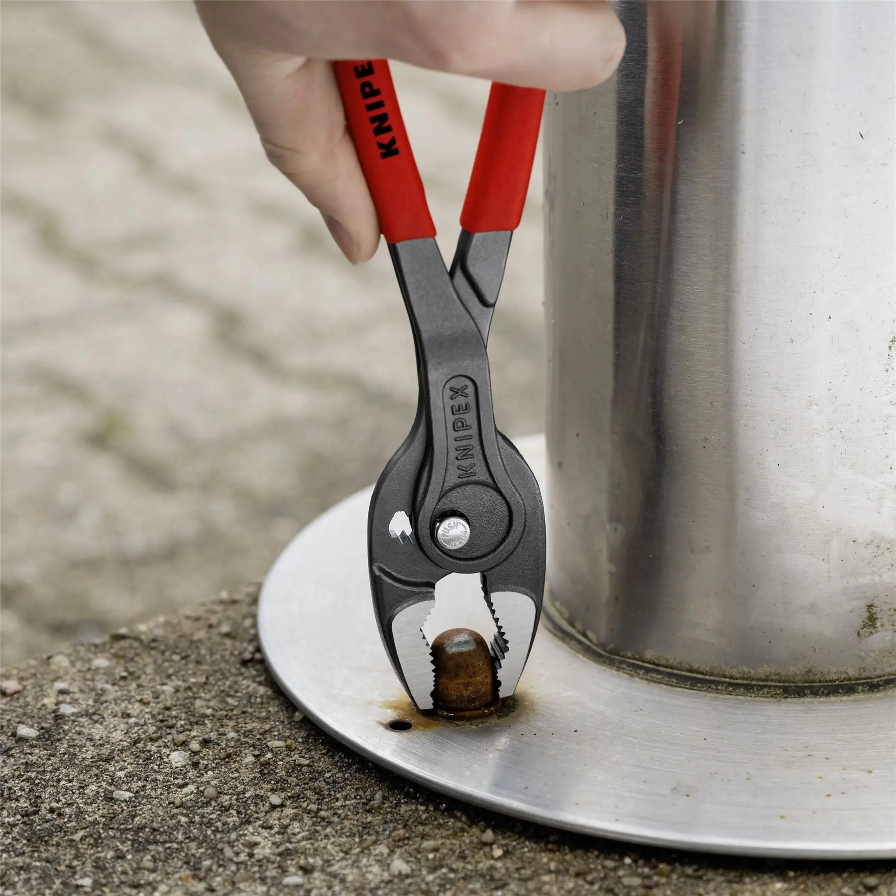 KNIPEX TwinGrip Slip Joint Water Pump Pliers 250mm Plastic Coated Handles 82 01 250 SB - Image 3