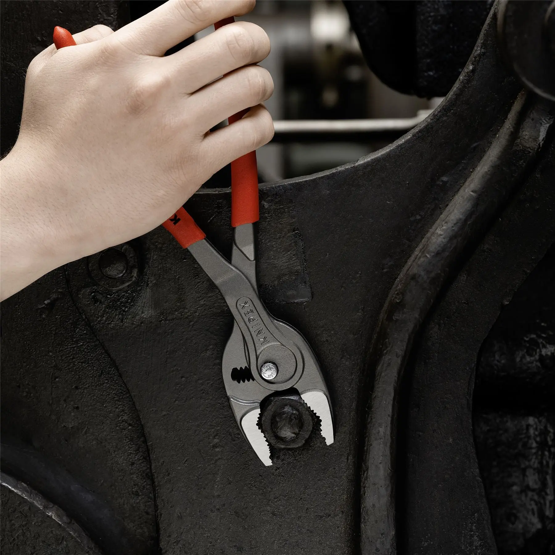 KNIPEX TwinGrip Slip Joint Water Pump Pliers 250mm Plastic Coated Handles 82 01 250 SB - Image 4