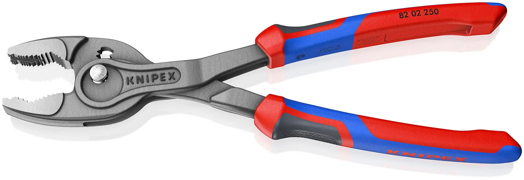 KNIPEX TwinGrip Slip Joint Water Pump Pliers 250mm with Comfort Handles 82 01 250 SB - Image 2