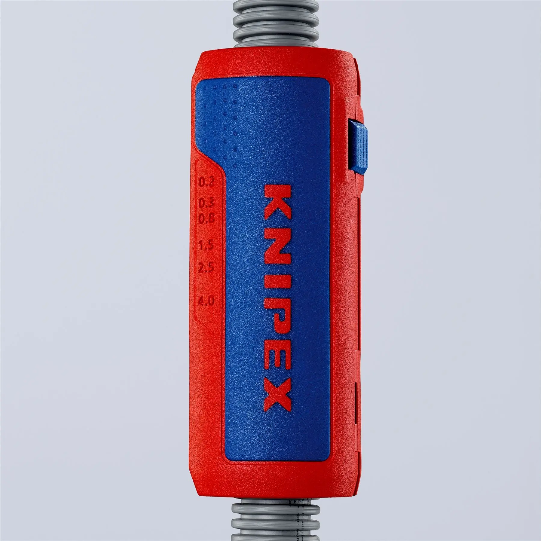 KNIPEX TwistCut Corrugated Pipe Cutter and Wire Stipper 13-32mm Diameter Capacity 100mm 90 22 02 SB - Image 8