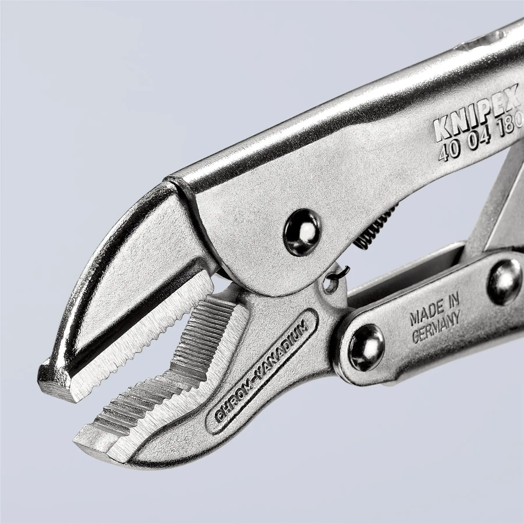 KNIPEX Universal Grip Locking Pliers Mole Grips 180mm Galvanised 40 04 180 - Image 4