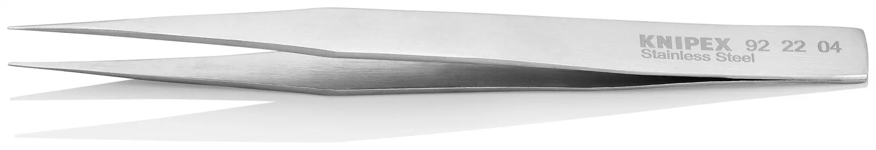 KNIPEX Universal Tweezers 128mm Pointed Tip Stainless Steel 92 22 04 - Image 2