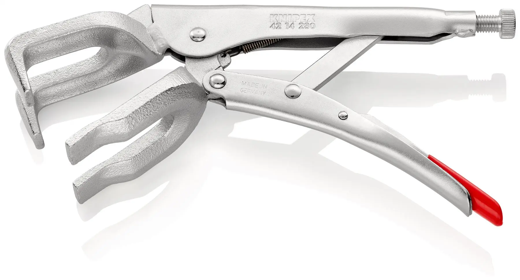 Knipex Welding Grip Locking Pliers 280mm Galvanised 42 14 280 - Image 5