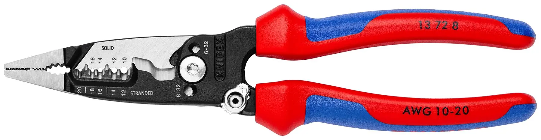Knipex Wire Stripper Multifunction Electrician Pliers American Style Multi Component Grips 13 72 8 - Image 6