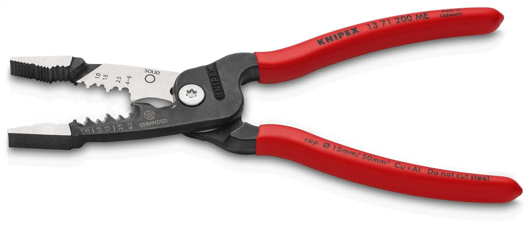 Knipex WireStripper Stripping Pliers 200mm Metric Version 13 71 200 ME - Image 2