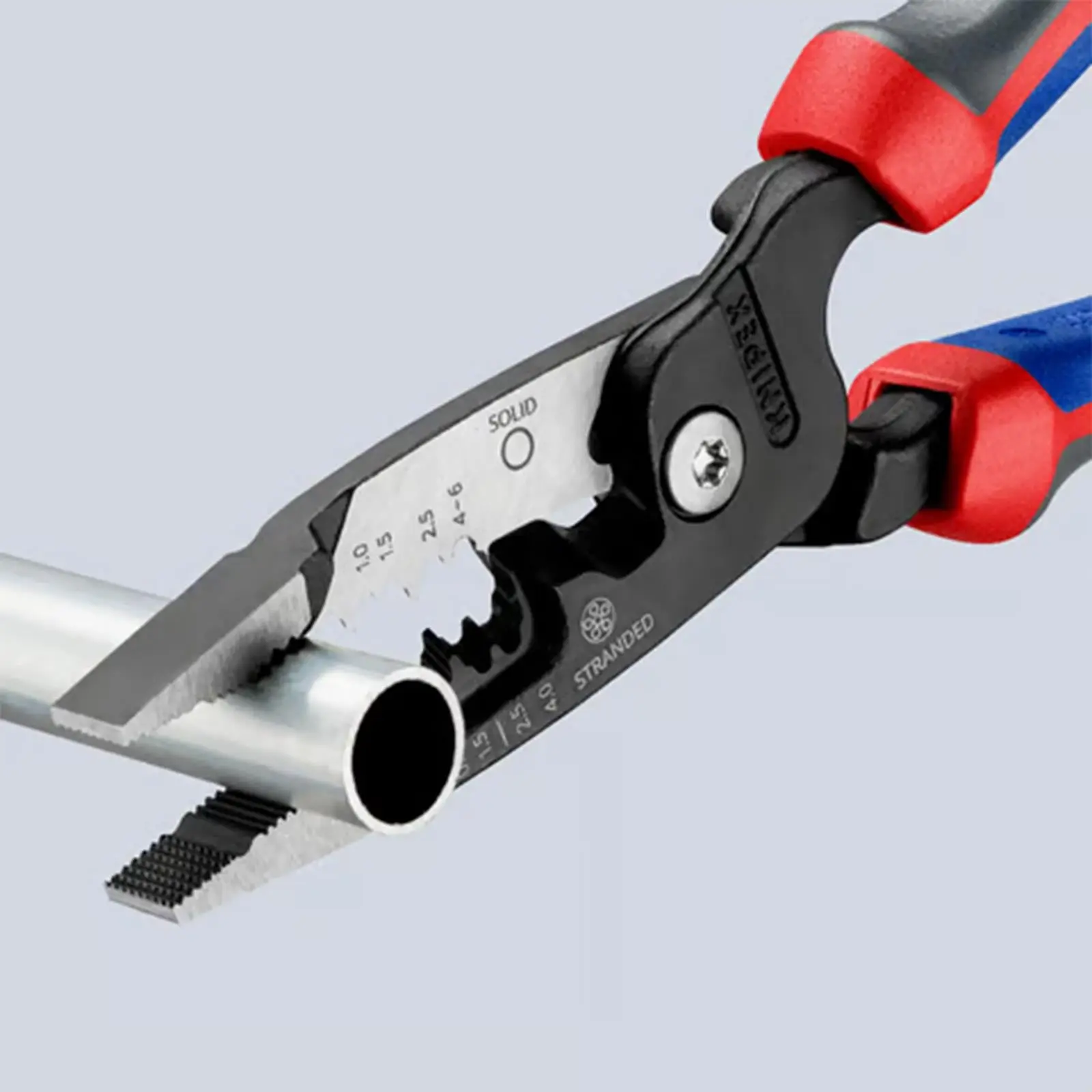 KNIPEX WireStripper Stripping Pliers 200mm Metric Version with Comfort Handles 13 72 200 ME - Image 4