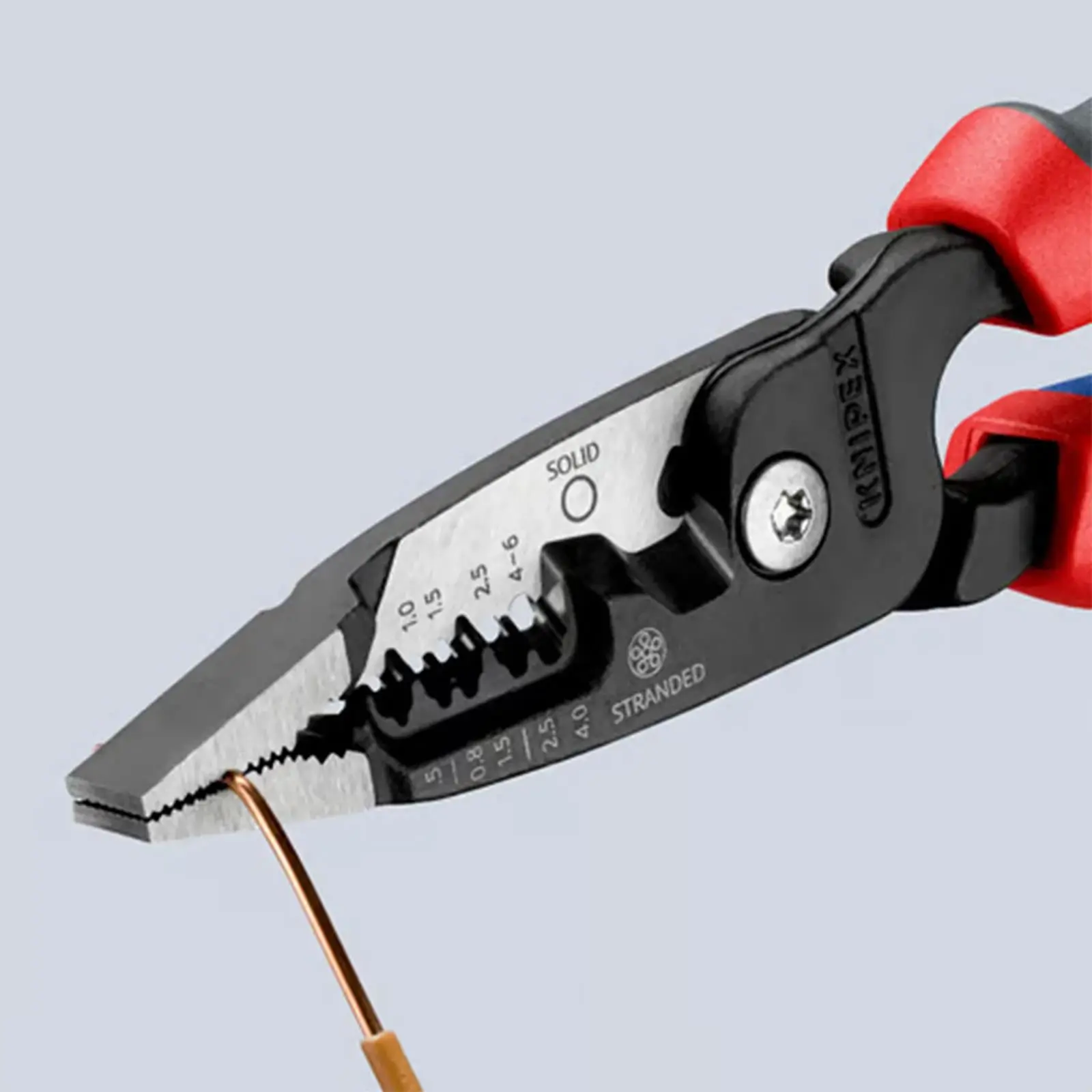 KNIPEX WireStripper Stripping Pliers 200mm Metric Version with Comfort Handles 13 72 200 ME - Image 5