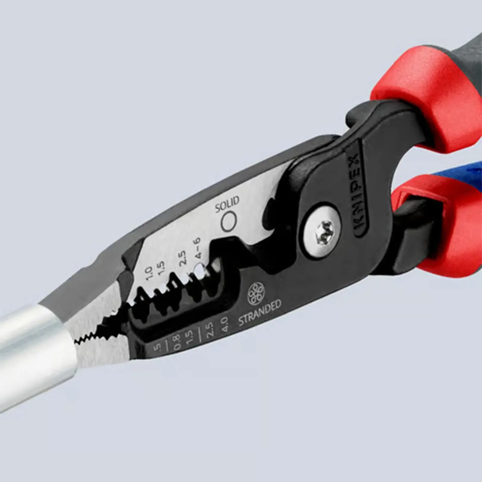 KNIPEX WireStripper Stripping Pliers 200mm Metric Version with Comfort Handles 13 72 200 ME - Image 6