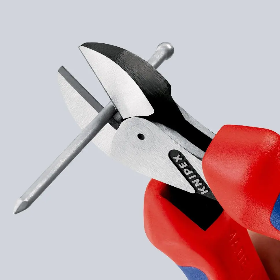 KNIPEX X-Cut Compact Diagonal Side Cutting Pliers 160mm Multi Component Grips 73 02 160 SB - Image 3