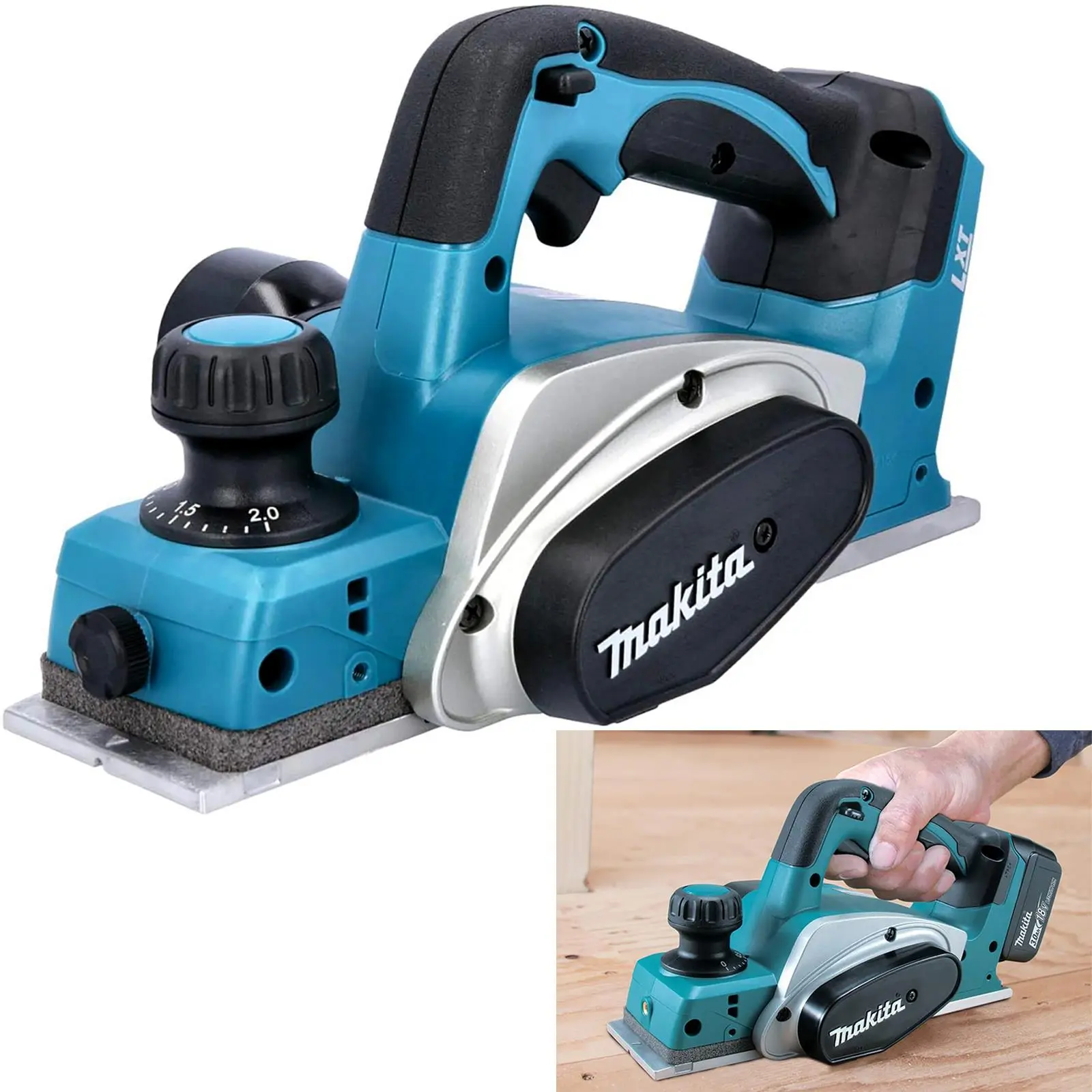 Makita 18V LXT Cordless Power Tool Kit DRT50Z Router DKP180Z Planer DHP485Z Combi Drill DLX3116TJ - Image 3
