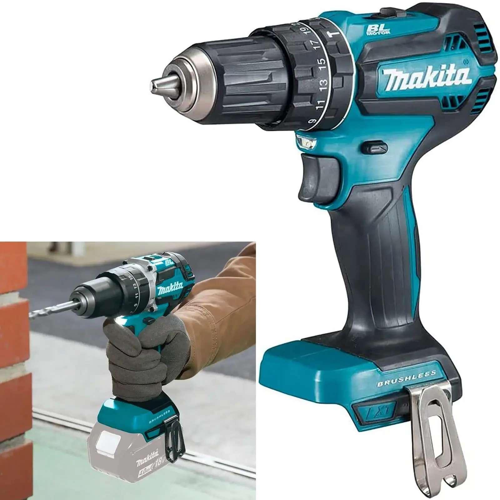 Makita 18V LXT Cordless Power Tool Kit DRT50Z Router DKP180Z Planer DHP485Z Combi Drill DLX3116TJ - Image 4