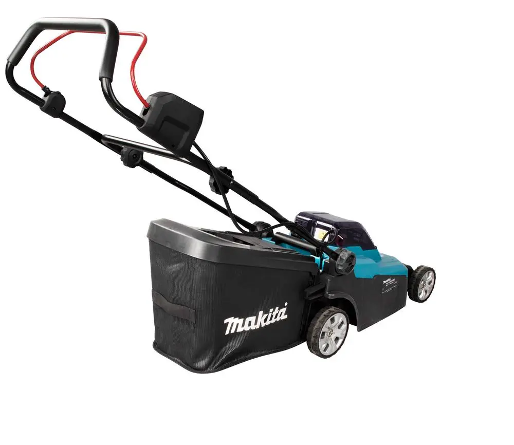 Makita 38cm Lawn Mower Twin 18V LXT Li-ion Cordless Garden Grass Outdoor Bare Unit Body Only DLM382Z - Image 4