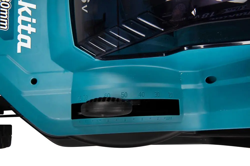 Makita 43cm Lawn Mower Kit Twin 18V LXT Li-ion Cordless Garden Grass Outdoor 2 x 6Ah Battery and Dual Rapid Charger DLM432PG2 - Image 8