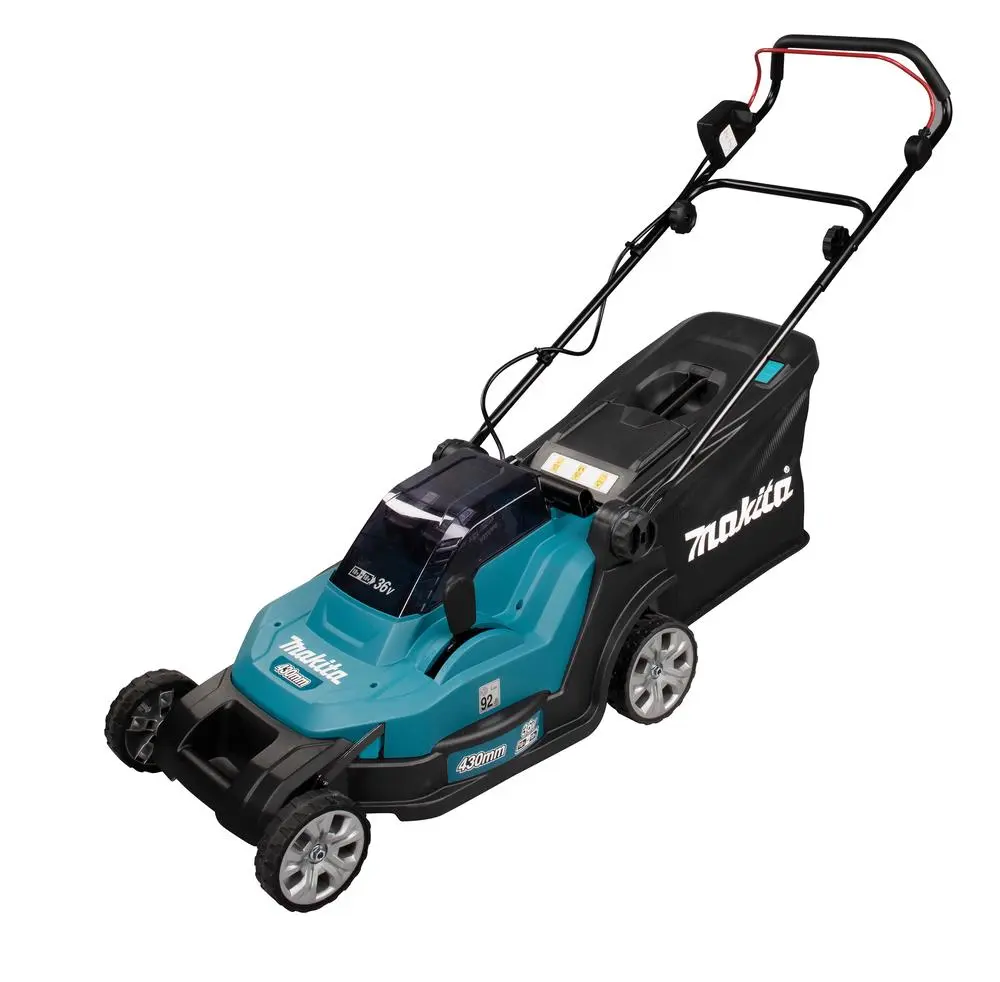 Makita 43cm Lawn Mower Twin 18V LXT Li-ion Cordless Garden Grass Outdoor Bare Unit Body Only DLM432Z